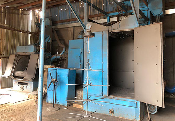 illustration - casting sand blasting